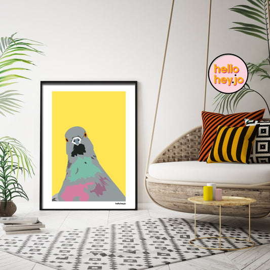 Percy the Pigeon print