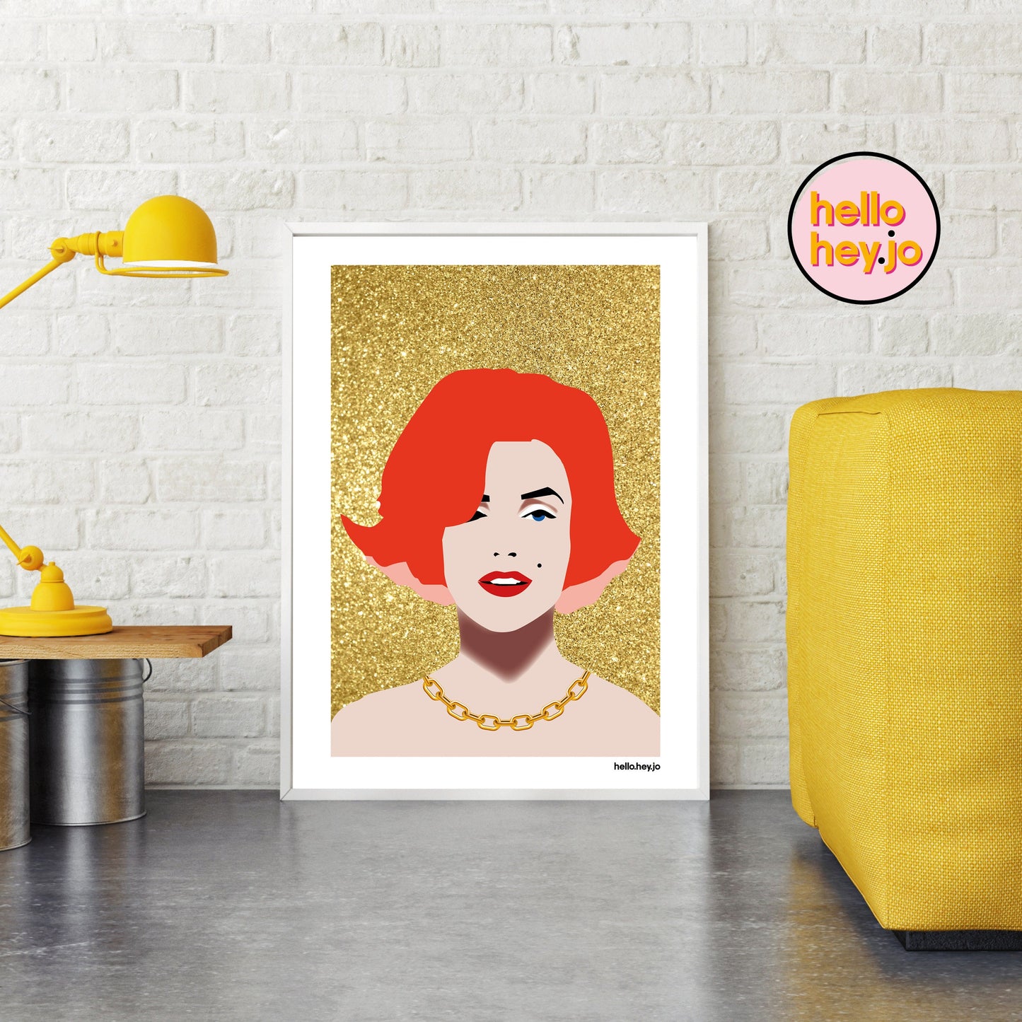 Ladies with an Attitude - Gold Chain Marilyn Edition