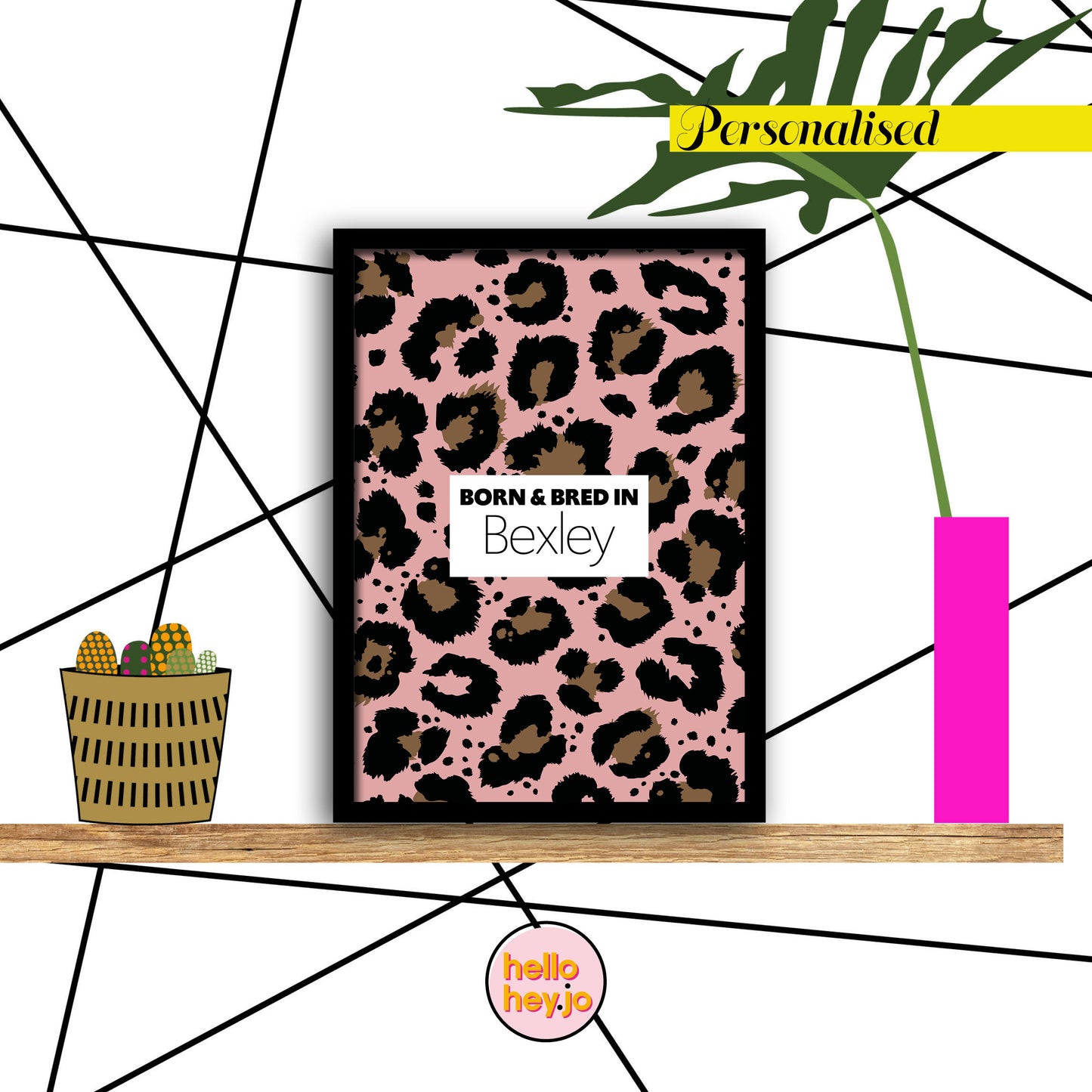 PERSONALISED - Born this Way print