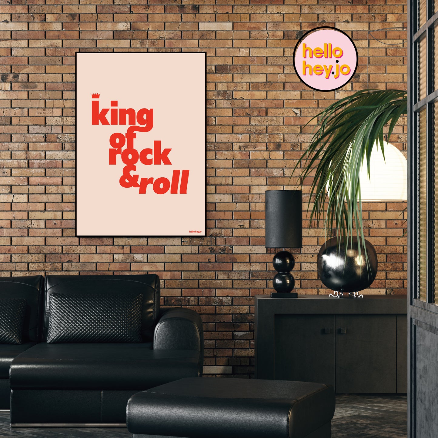 King of Rock & Roll | Typographic print