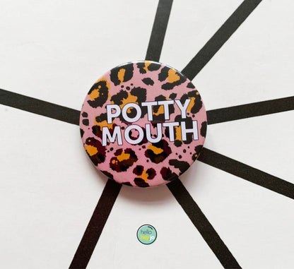 Leopard Print Badges | 45mm badge | Single or Pack of 3 badges