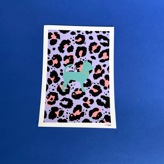 Sample Sale - Leopard Print Little Dog £7 for 1 or 4 for £17 includes P&P